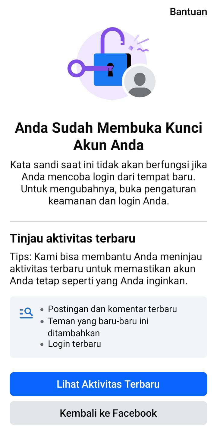 Langkah 3: Akun Kembali